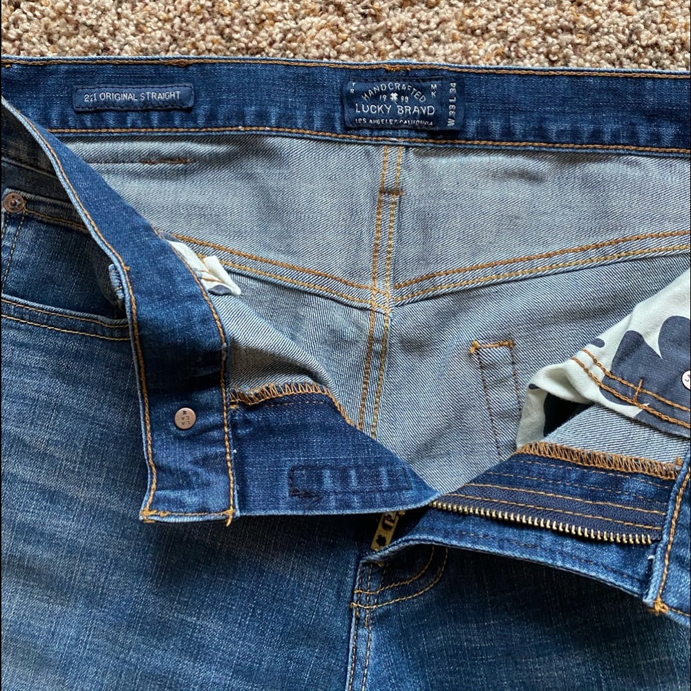 Lucky Original Straight jeans (size 33)